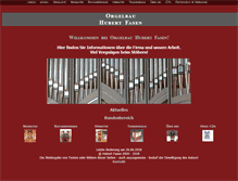 Tablet Screenshot of orgelbau-fasen.de